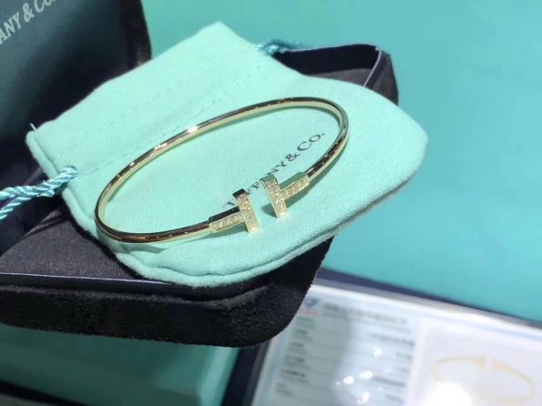 Tiffany T Diamond Wire Bracelet Dupe
