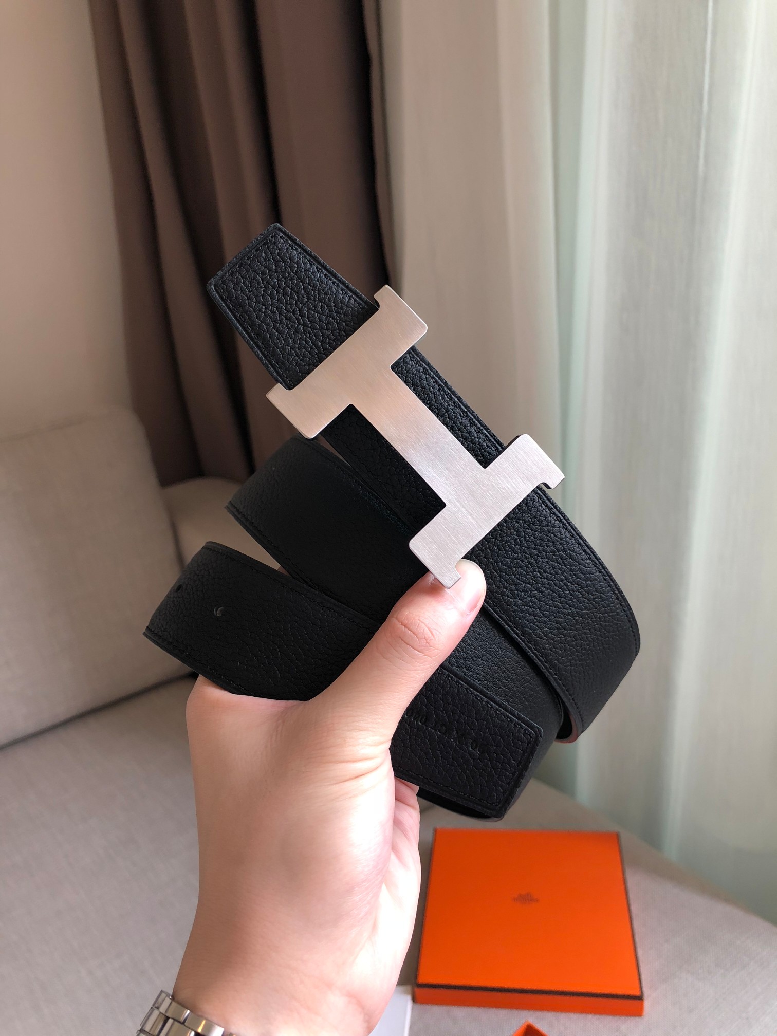 Hermes Leather Belts 1:1 Mirror Version