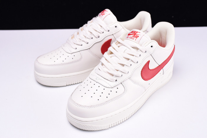 Nike Air Force 1 07 White Sport Red New Shoes 315122-126