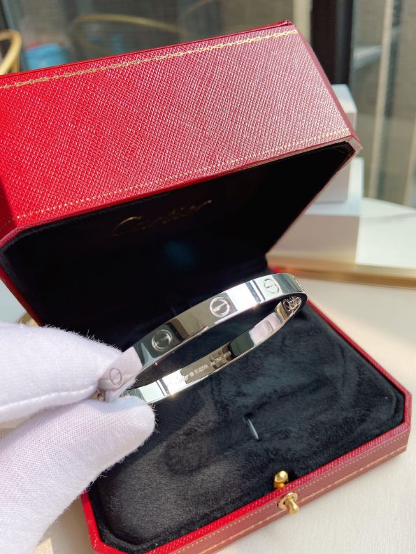 Cartier Love Bracelet Dupe, Gold & White Gold & Rose Gold, No Diamonds