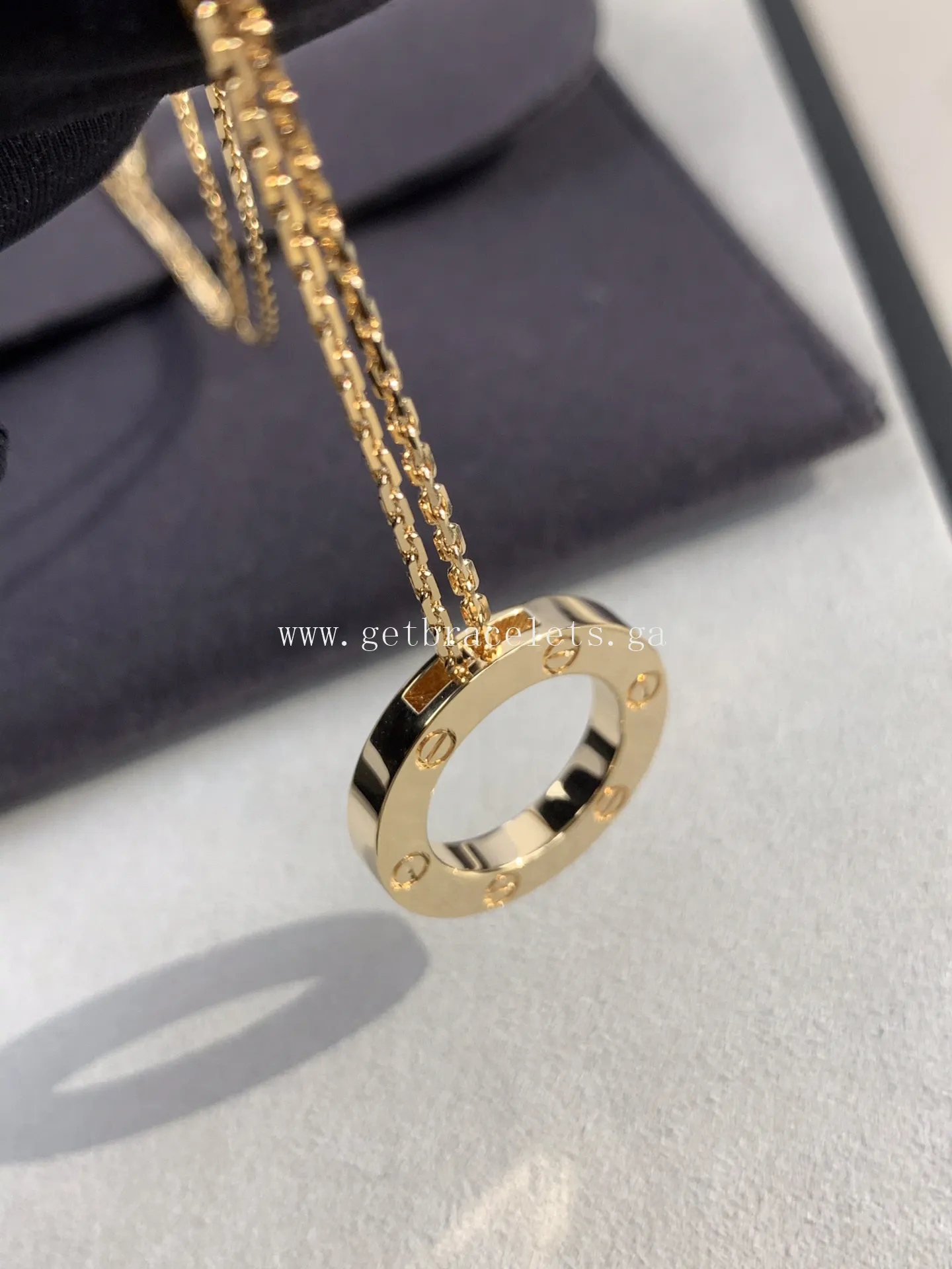 Cartier Love Necklace Rose Gold