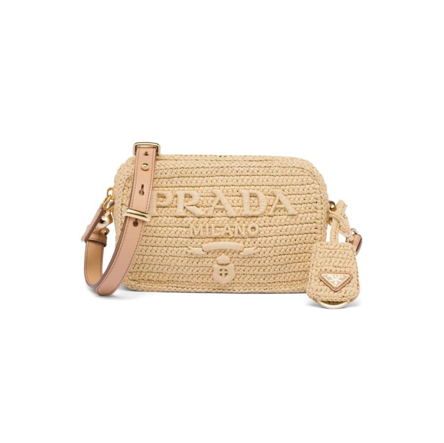 Prada Crochet Camera Bag Shoulder Bag  (Replica)