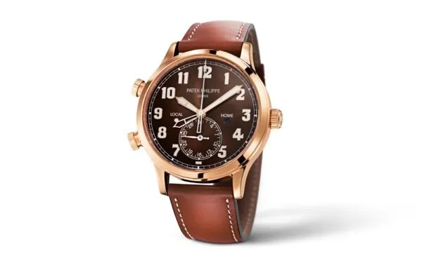 Complications 5524R-001 CALATRAVA PILOT TRAVEL TIME.  42 mm,Rose Gold