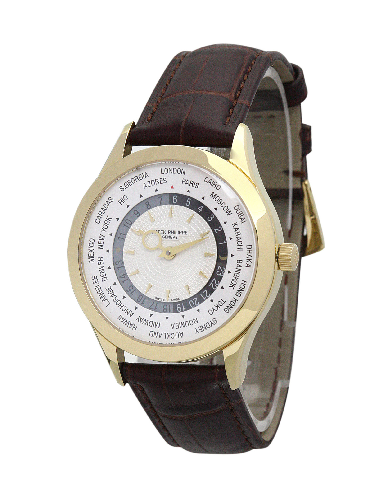 Complicated White Dial Leather Strap 5130J 39MM