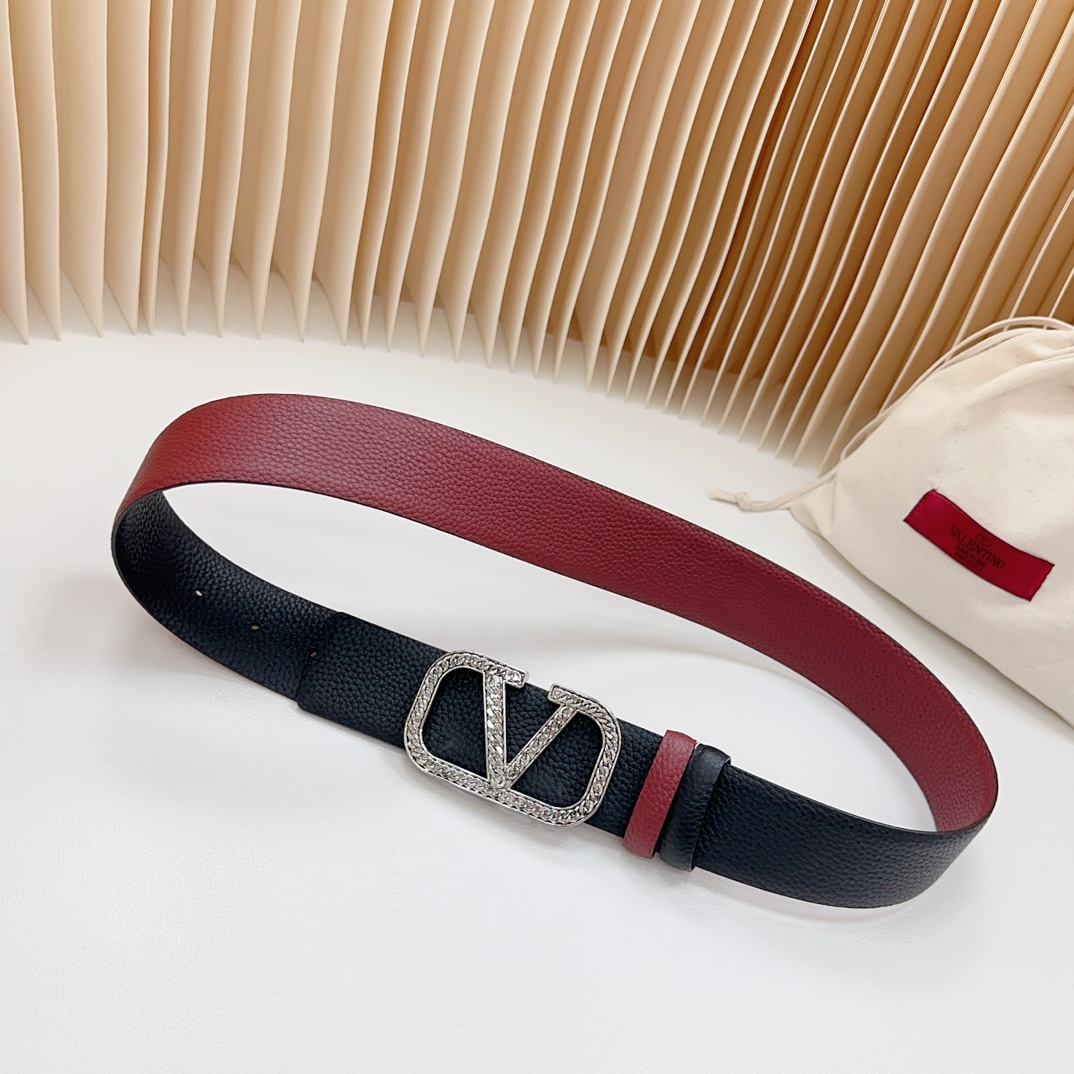 Valentino Leather Belts 1:1 Mirror Version