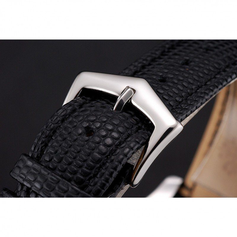 Chronograph Guilloche Dial Black 43 mm, Stainless Steel