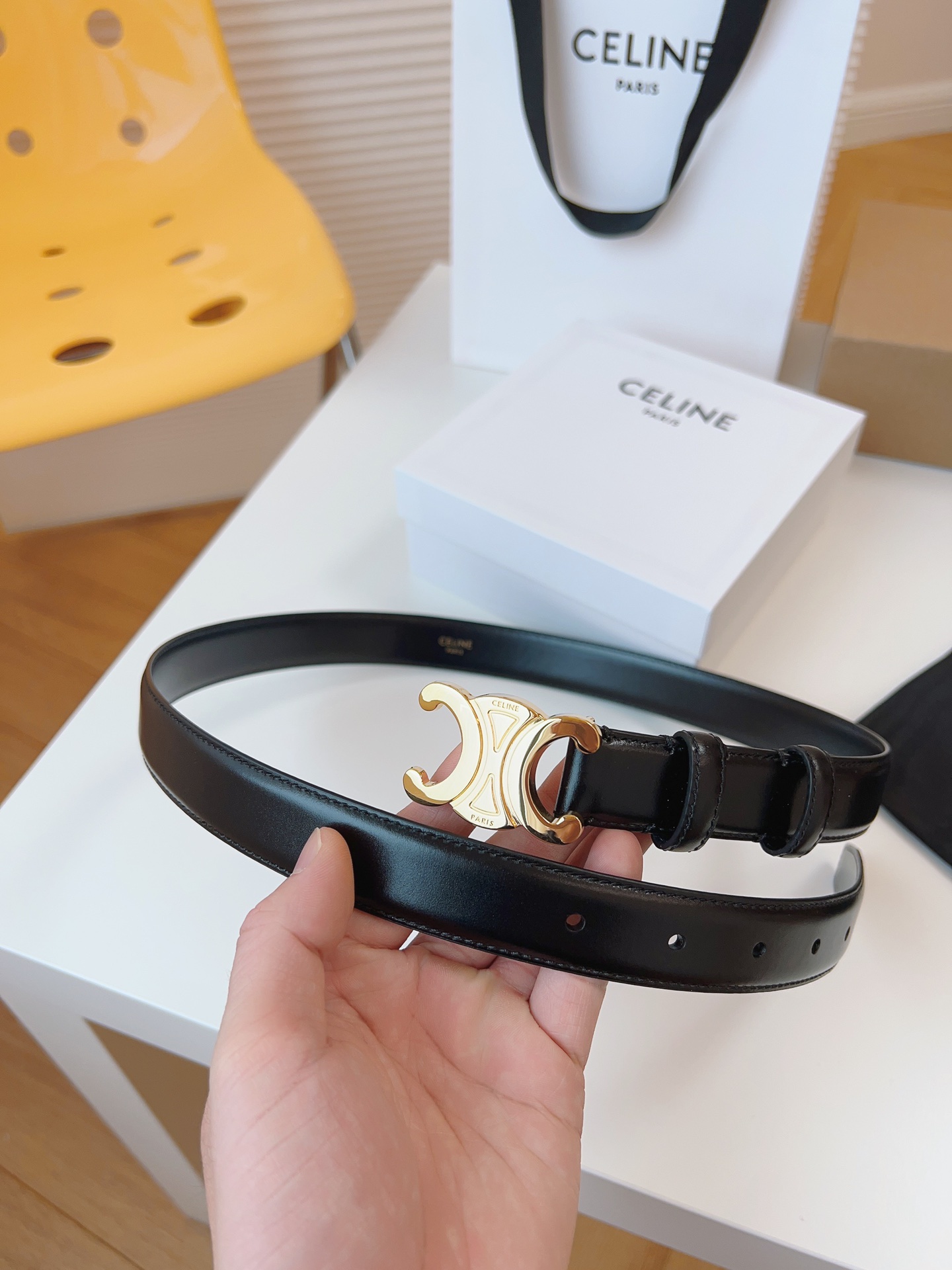 Celine Leather Belts 1:1 Mirror Version