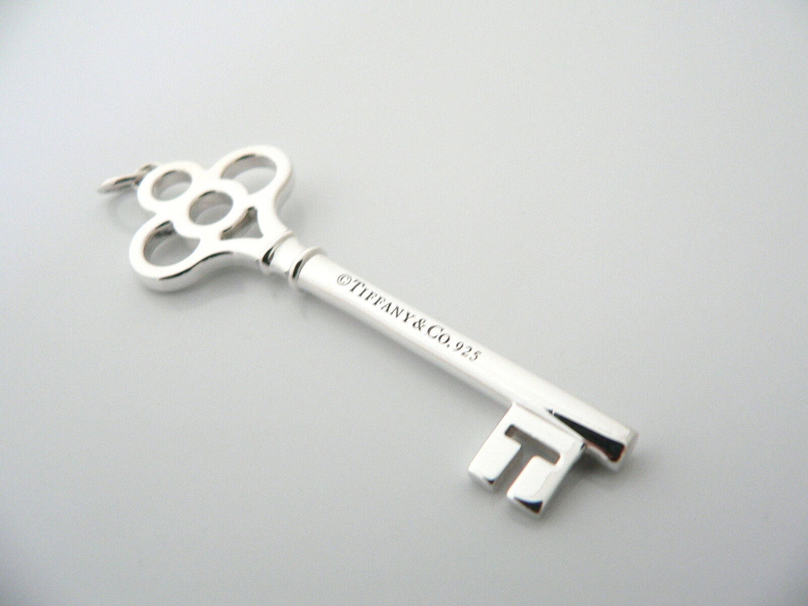 Tiffany & Co Crown Key Pendant Large Charm 4 Necklace Bracelet Love Gift T Co