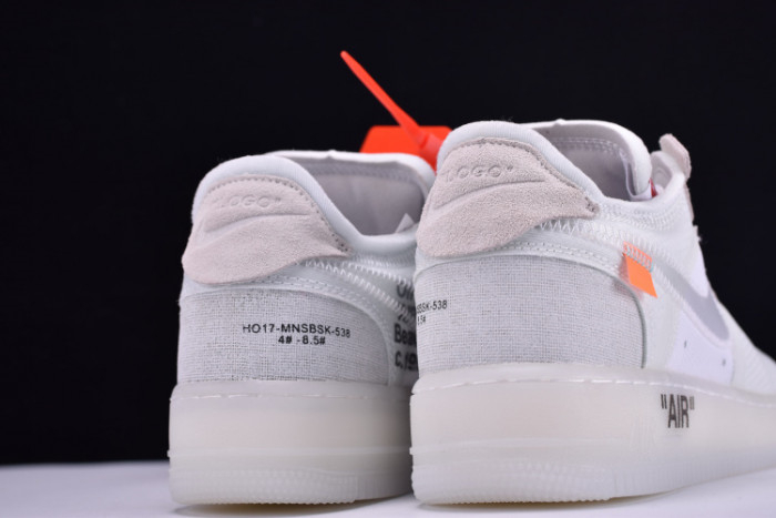 NIKE AIR FORCE 1 LOW OFF-WHITE All White AO4606-100