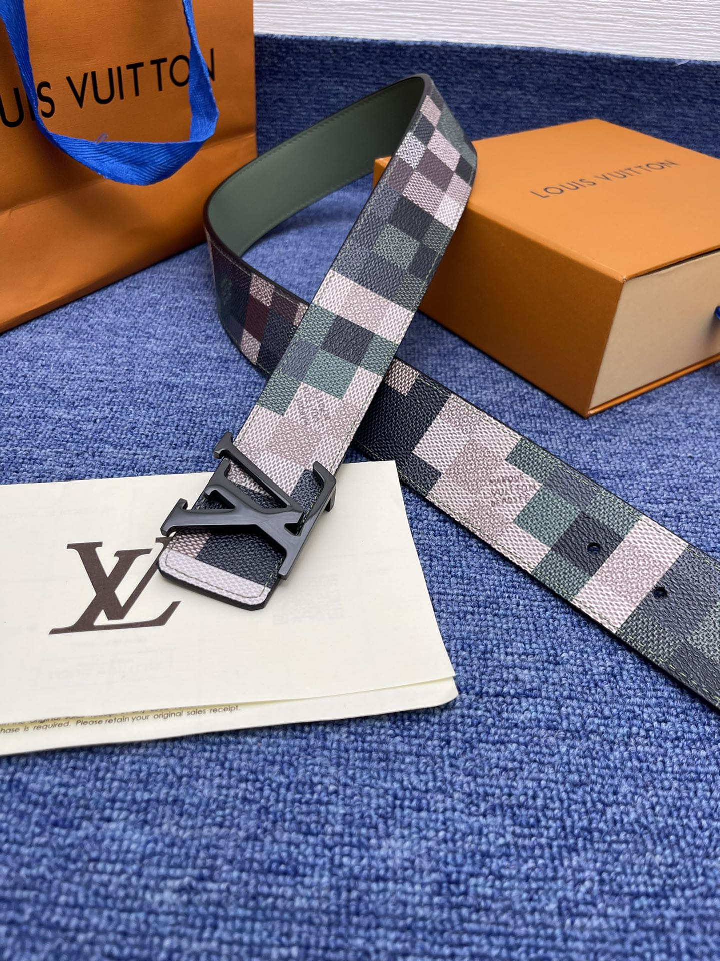Louis Vuitton LV Leather Belts 1:1 Mirror Version