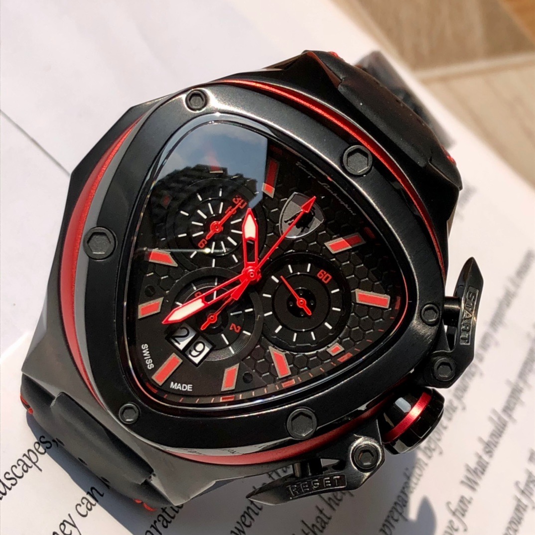 Tonino Lamborghini New Spyder Chronograph Red / Black