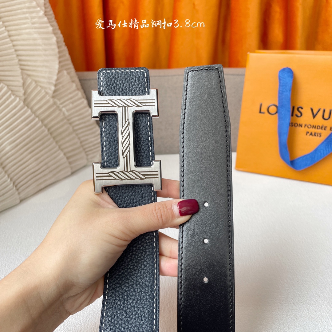 Hermes Leather Belts 1:1 Mirror Version