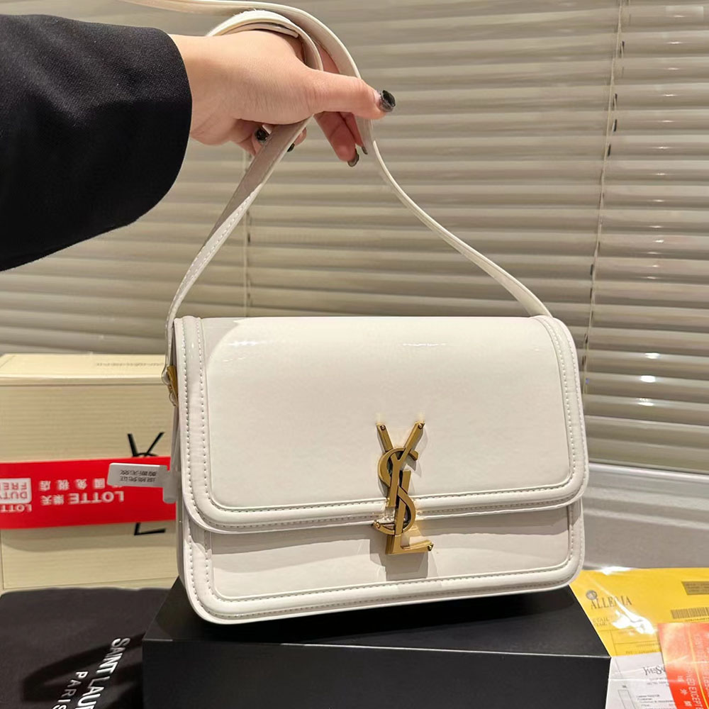 Saint Laurent YSL SOFLERINO Box Glossy Shoulder Bag (Replica)