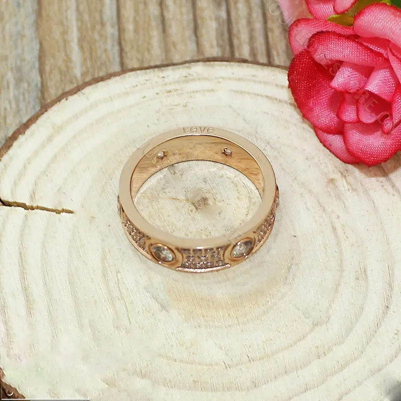 Replica Cartier Love Ring 18k Pink Gold Paved Diamonds With 6 Big Diamonds N4210402