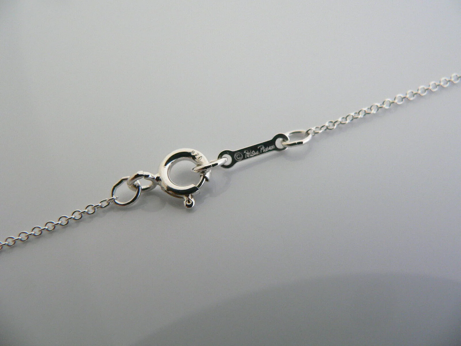 Tiffany & Co Silver Gold Daisy Flower Necklace Pendant Charm 16.25 In Chain Gift