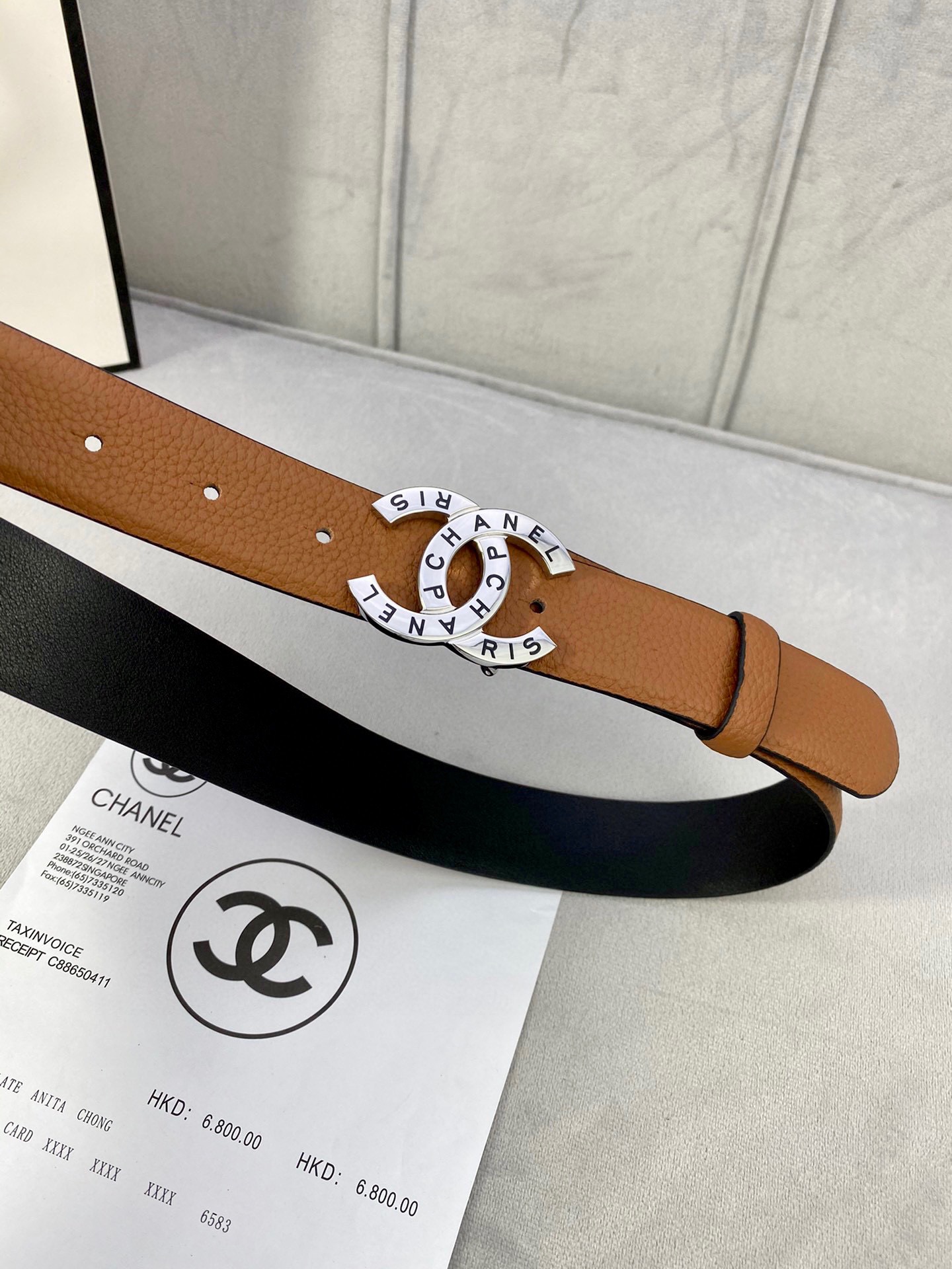 Chanel Leather Belts 1:1 Mirror Version