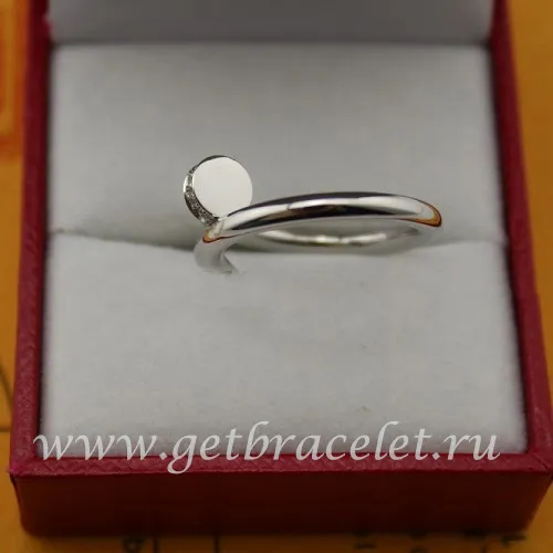 Replica Cartier Juste Un Clou Ring White Gold Diamonds B4092700