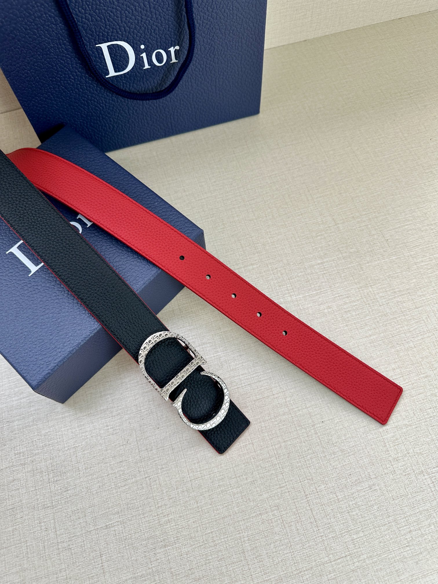 Dior Leather Belts 1:1 Mirror Version