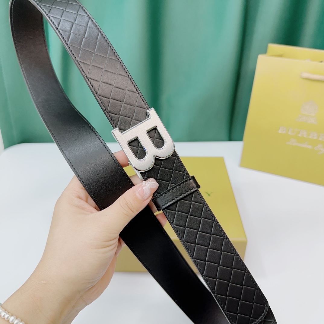 Burberry Leather Belts 1:1 Mirror Version