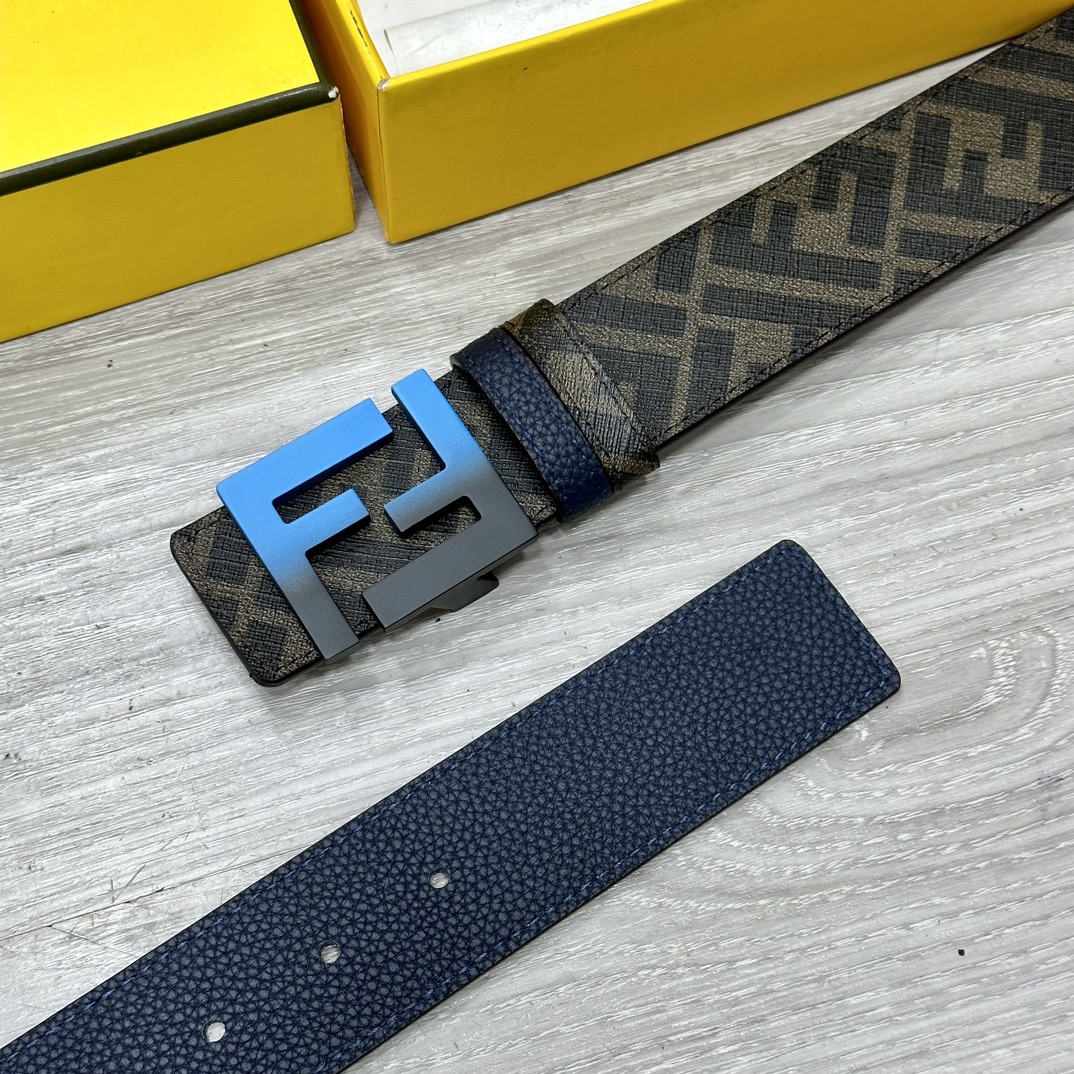 Fendi Leather Belts 1:1 Mirror Version