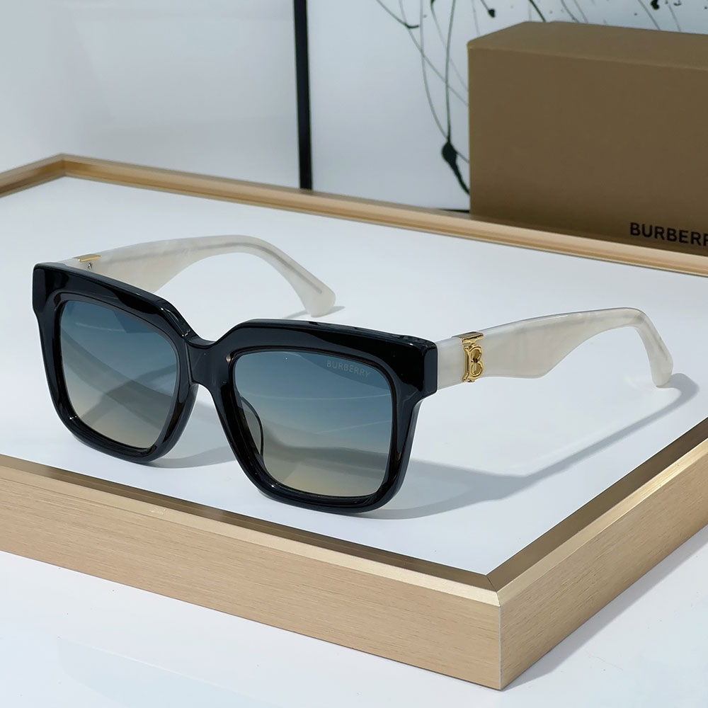 Burberry  Mirror leg Logo Sunglasses Top quality （Replica）