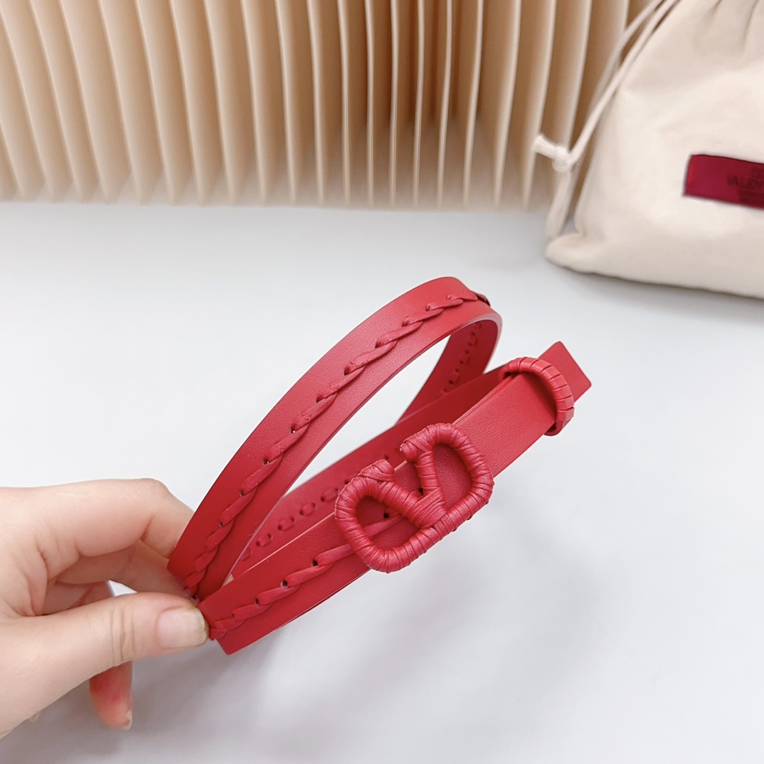 Valentino Leather Belts 1:1 Mirror Version