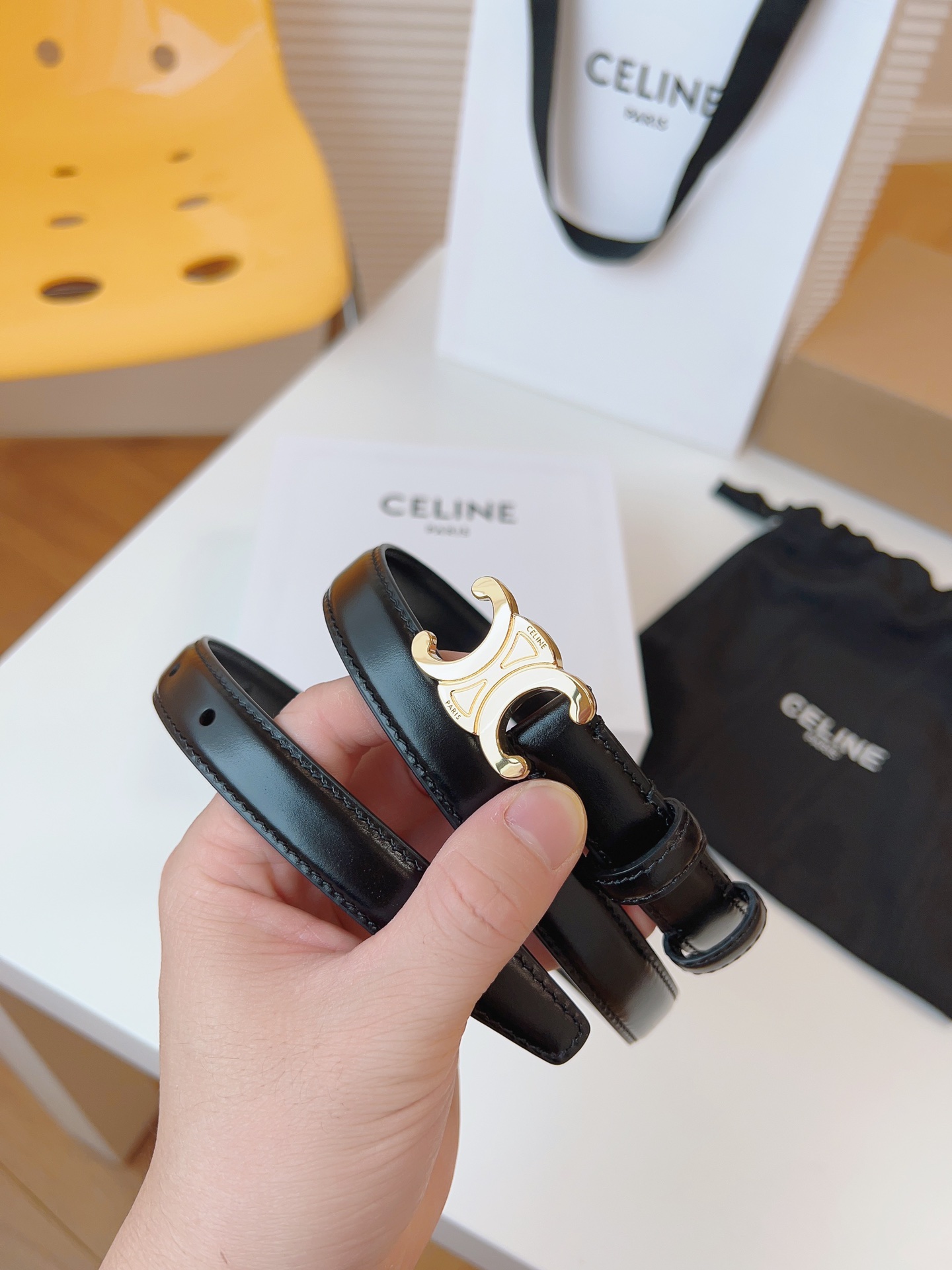 Celine Leather Belts 1:1 Mirror Version