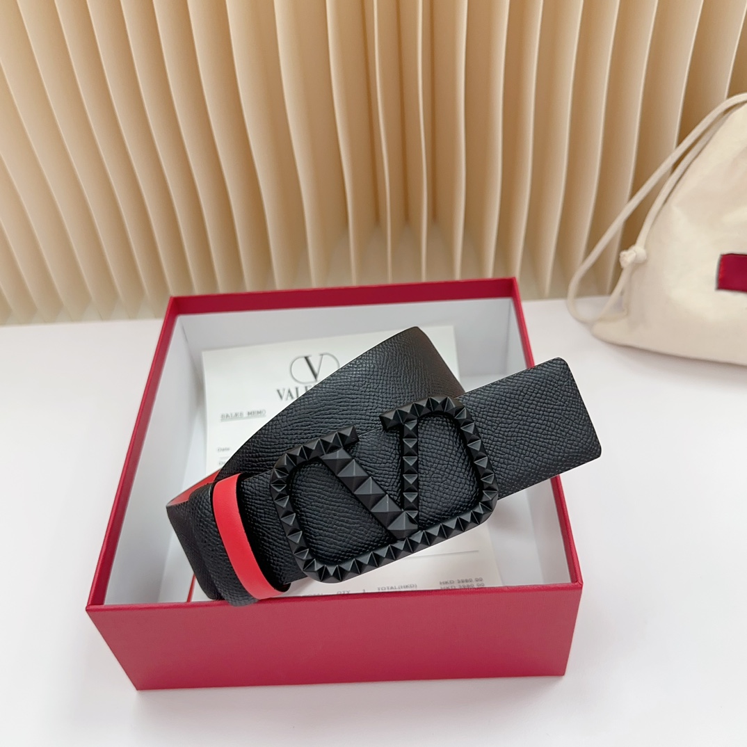Valentino Leather Belts 1:1 Mirror Version