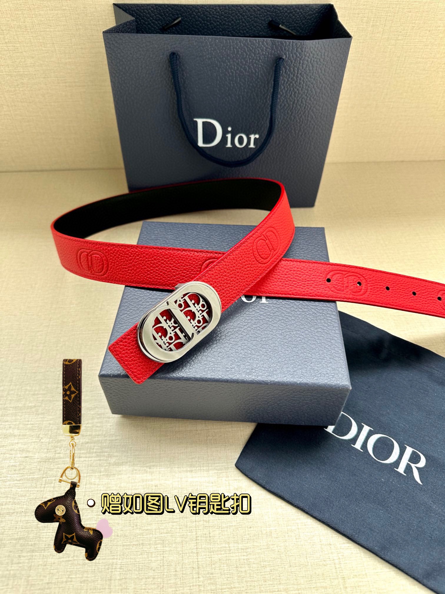 Dior Leather Belts 1:1 Mirror Version