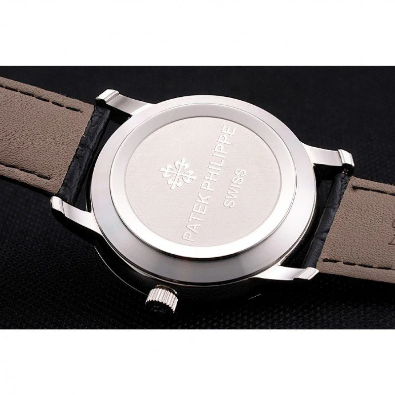 Calatrava Date Dial White 41 mm, Stainless Steel