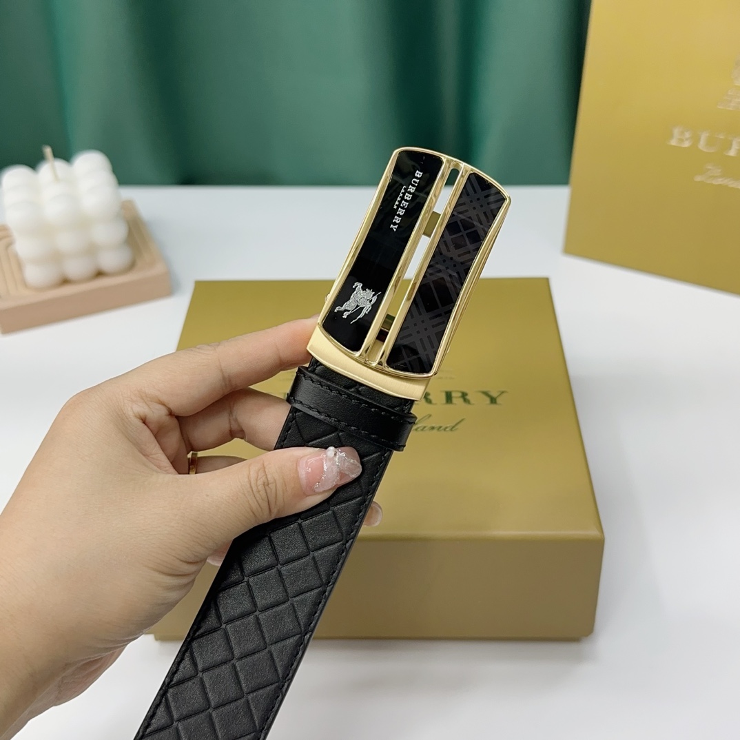 Burberry Leather Belts 1:1 Mirror Version