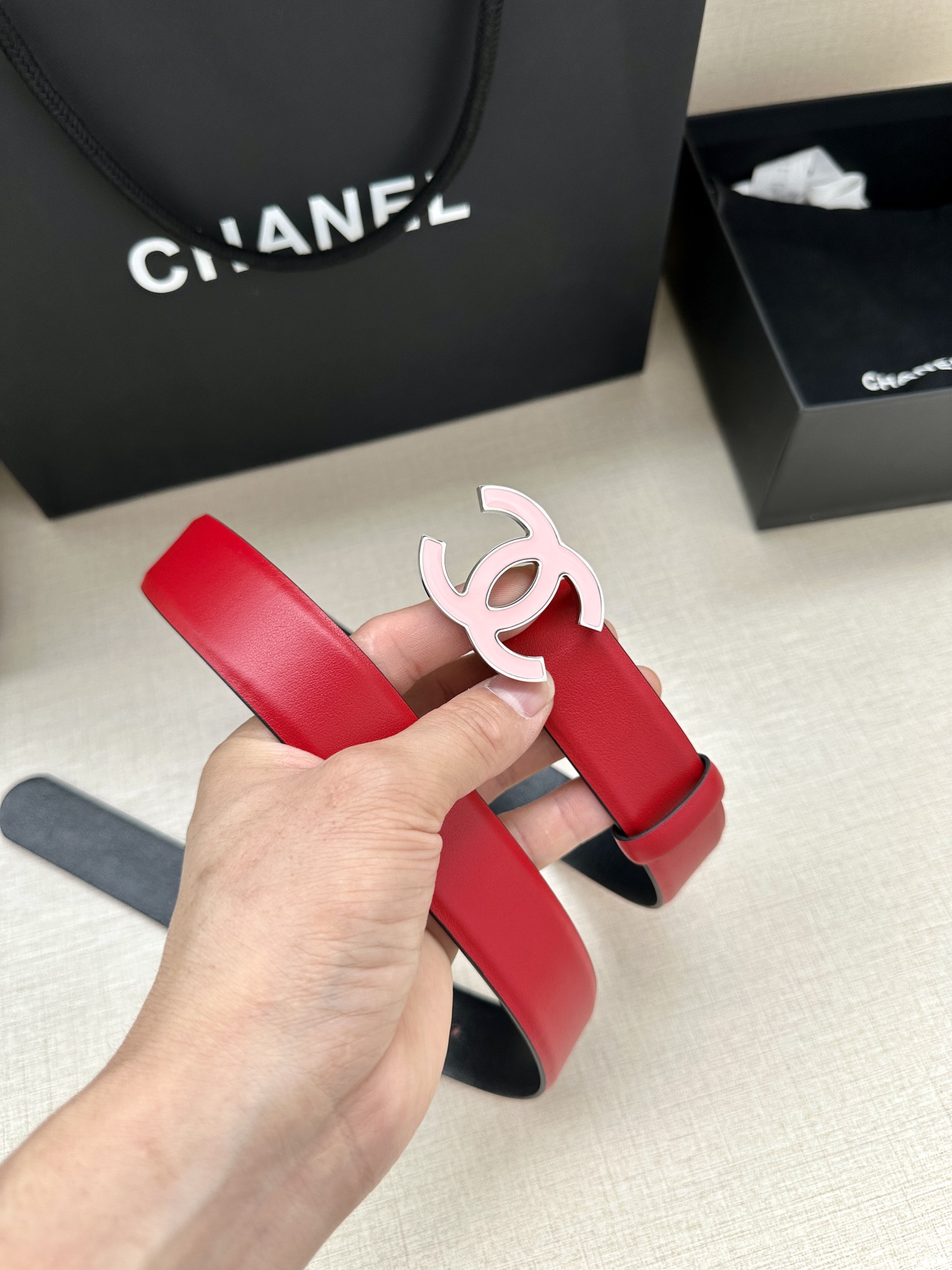 Chanel Leather Belts 1:1 Mirror Version
