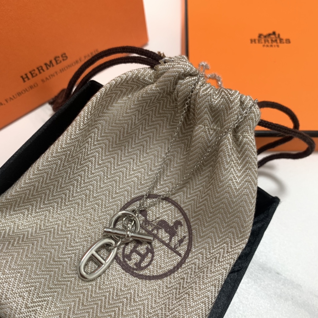 Hermes Pig Nose Necklace