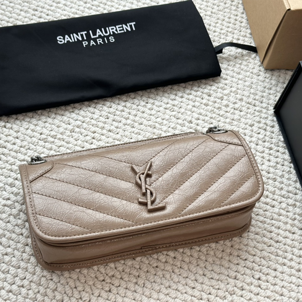 Saint Laurent YSL  Leather Chain Shoulder Bag Crossbody Bag(Replica)