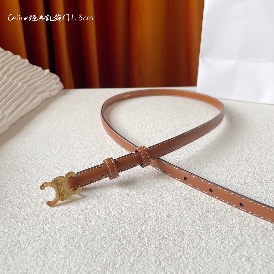 Celine Leather Belts 1:1 Mirror Version