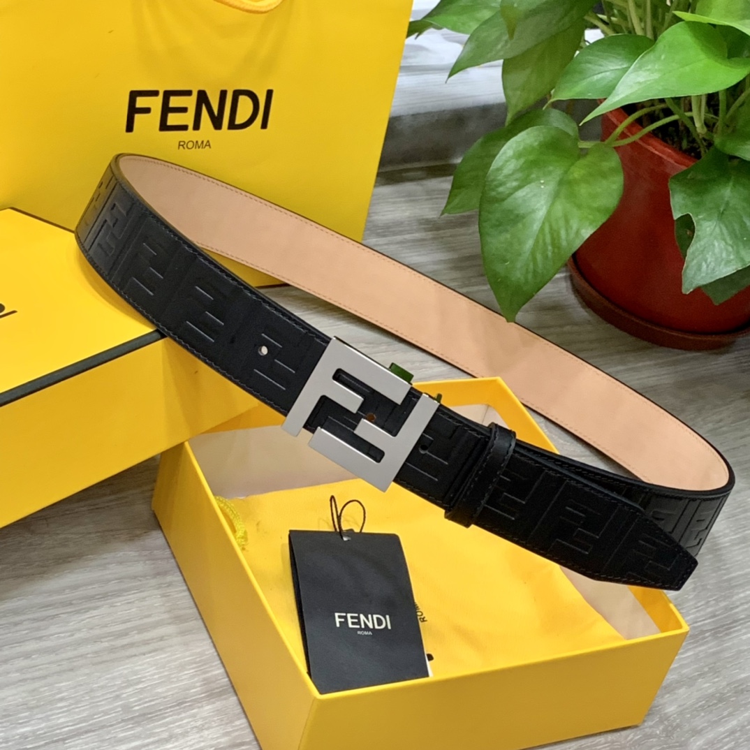 Fendi Leather Belts 1:1 Mirror Version