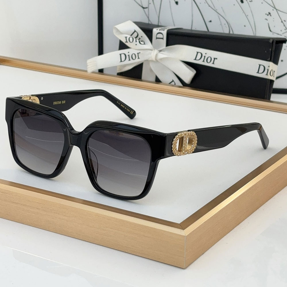 Dior Mirror Leg Hollow CD Logo sunglasses  Top quality (Replica）