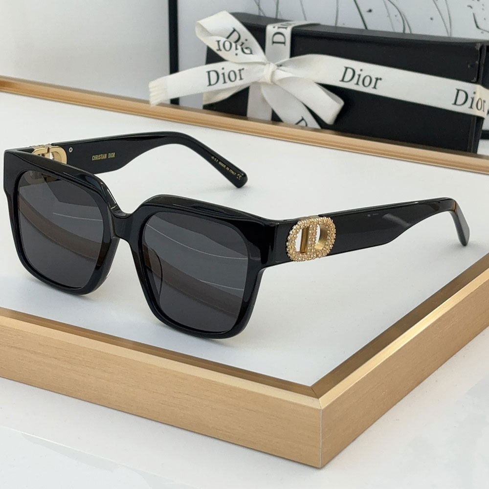 Dior Mirror Leg Hollow CD Logo sunglasses  Top quality (Replica）