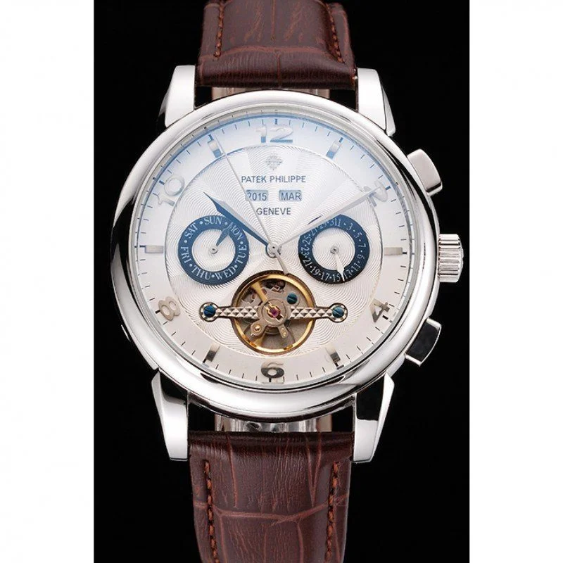 Classic Tourbillon Power Reserve Dial White 45 mm, Stainless Steel