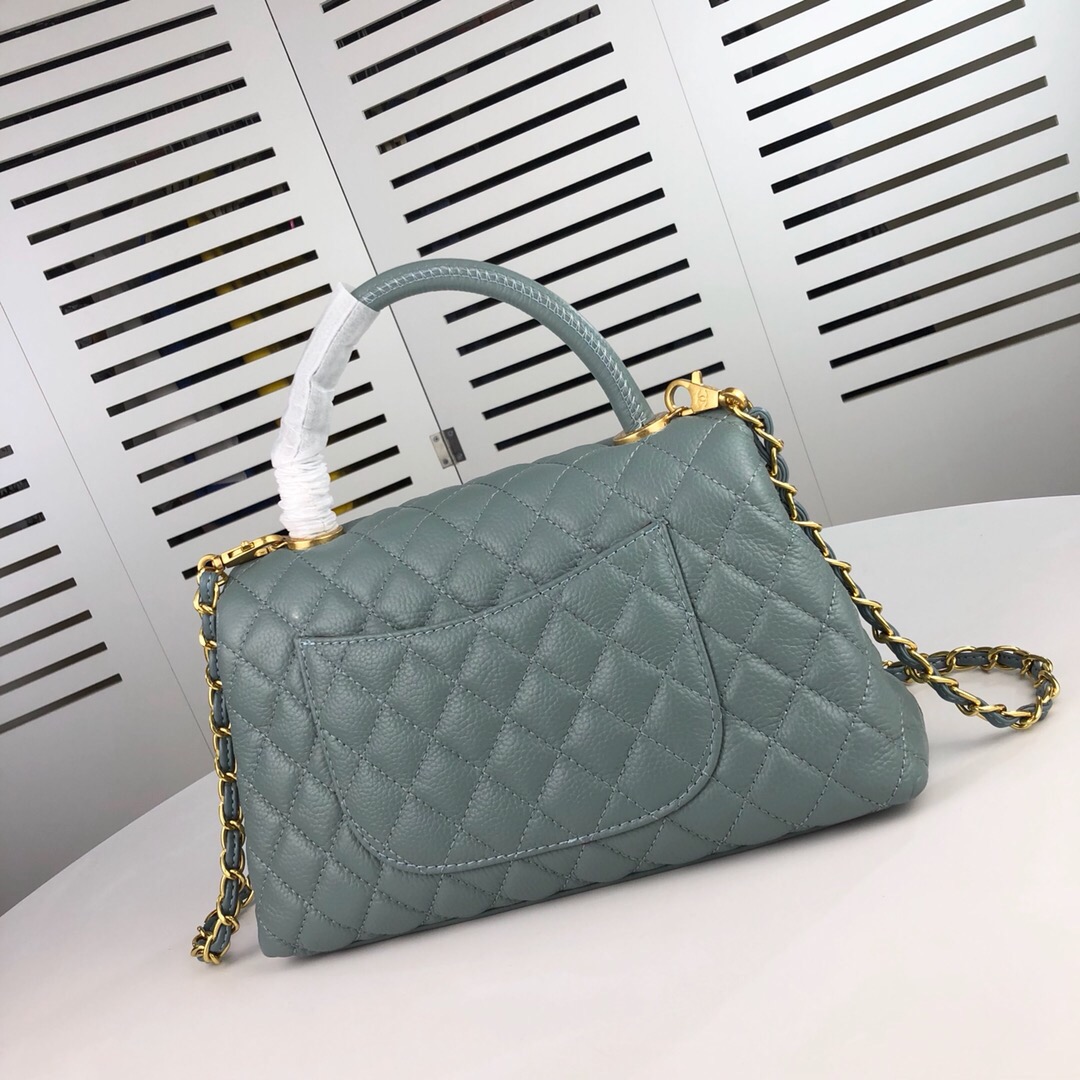 Chanel Haze Blue Large  Shoulder Bag Handbag
