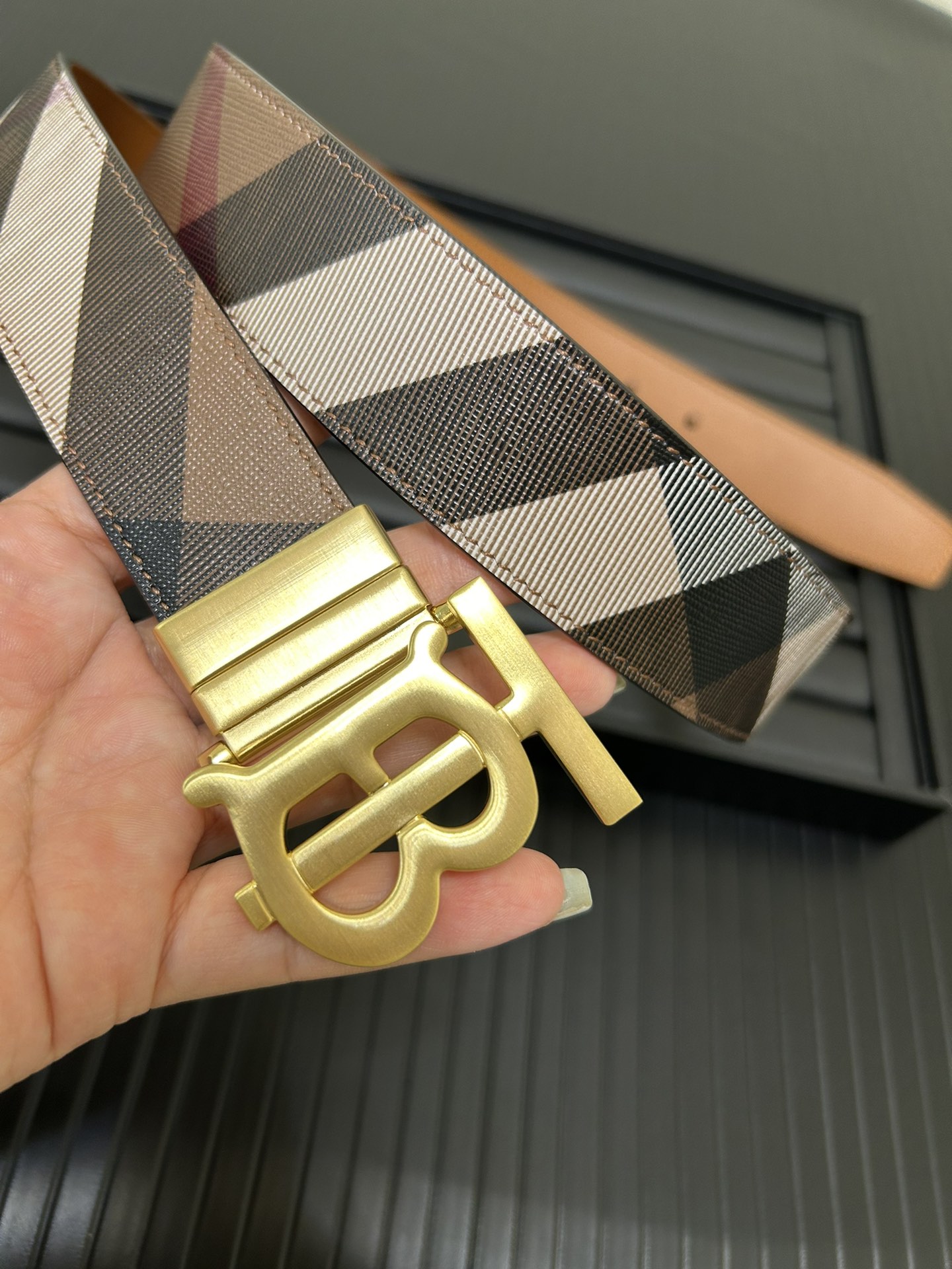 Burberry Leather Belts 1:1 Mirror Version