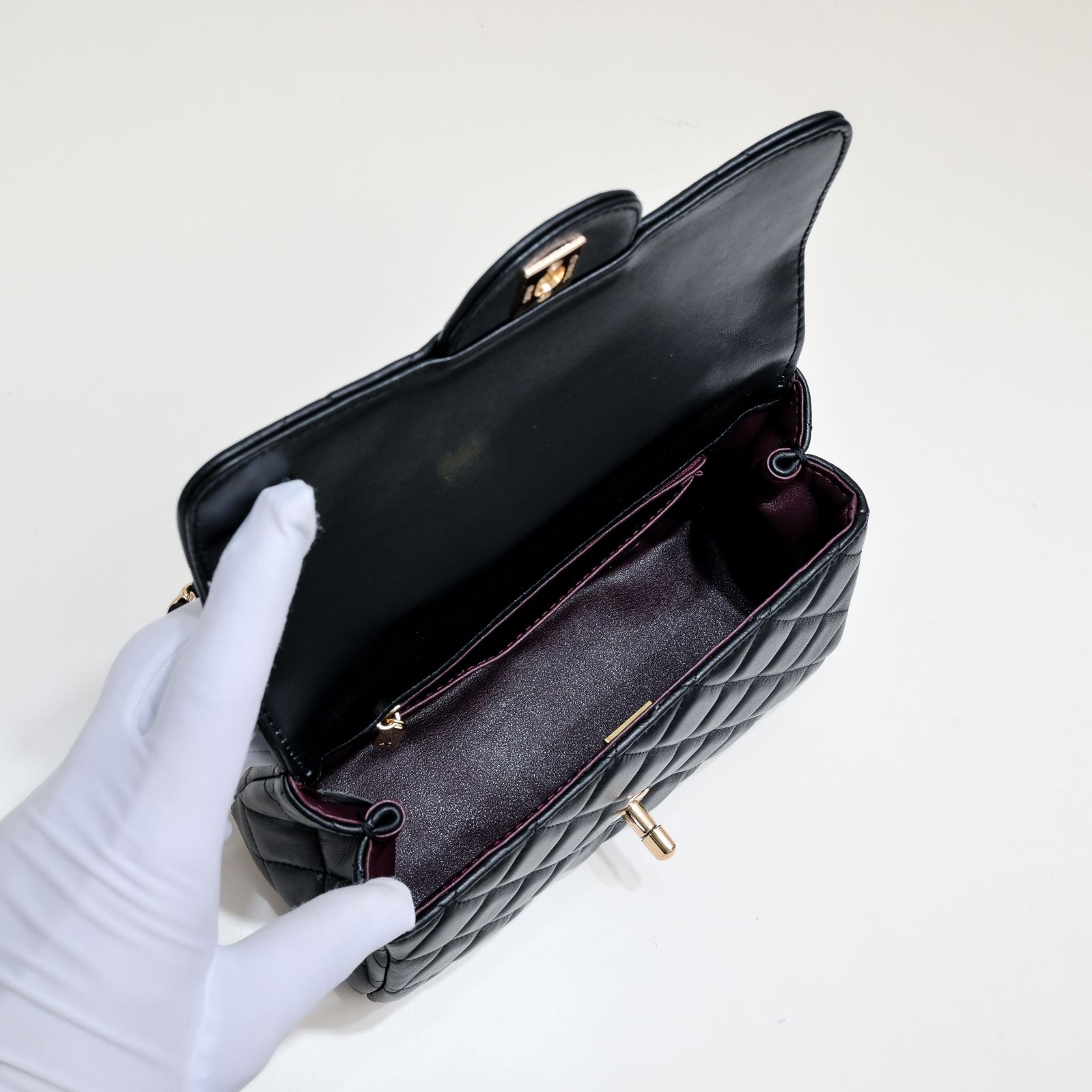 Chanel 23A Diamond Handle CF Mini Shoulder Bag Handbag