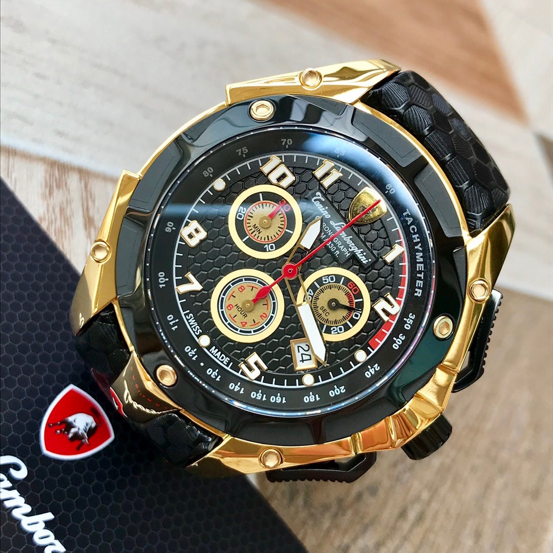 Tonino Lamborghini New Spyder Chronograph Gold 340X