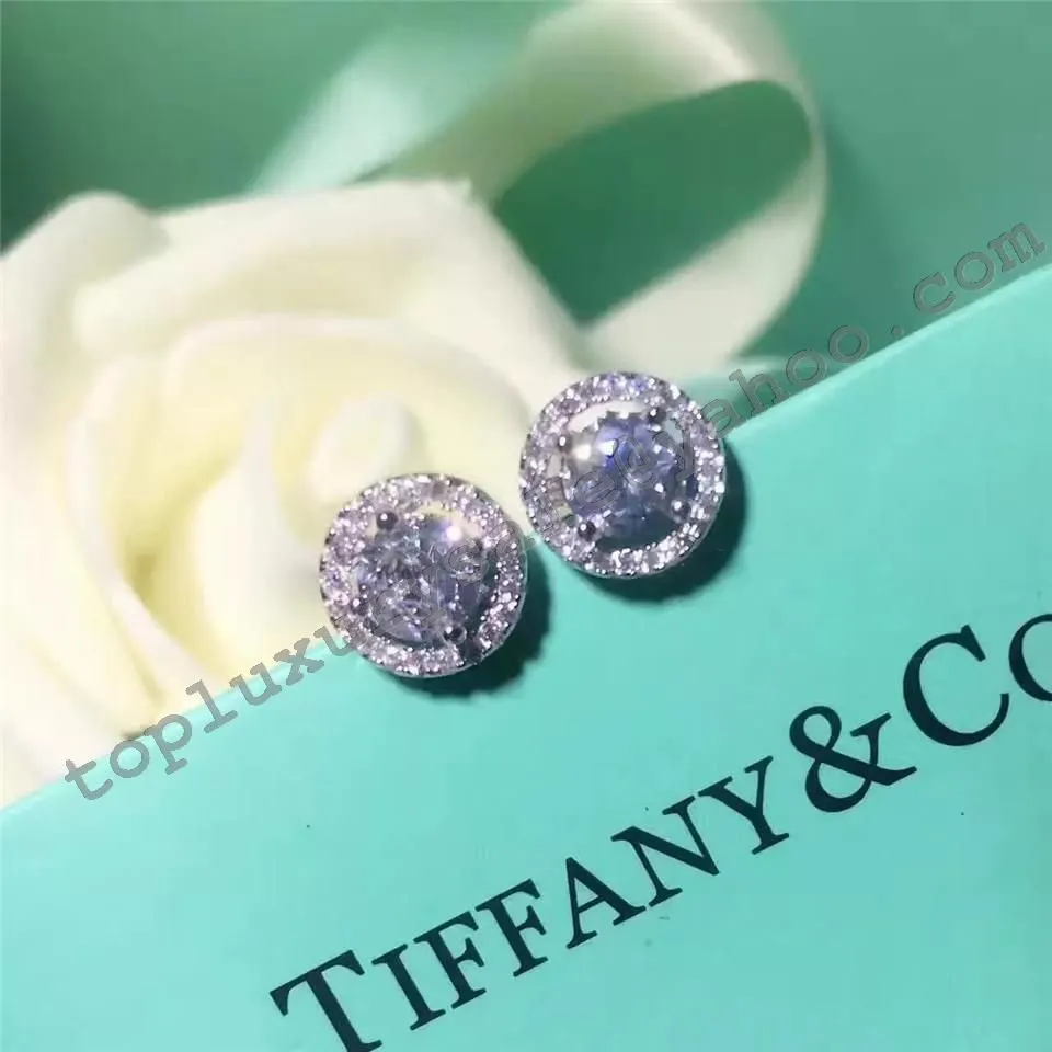 Tiffany Soleste Earrings Dupe Aquamarines Diamonds Fake Necklace For Ladies GRP09515