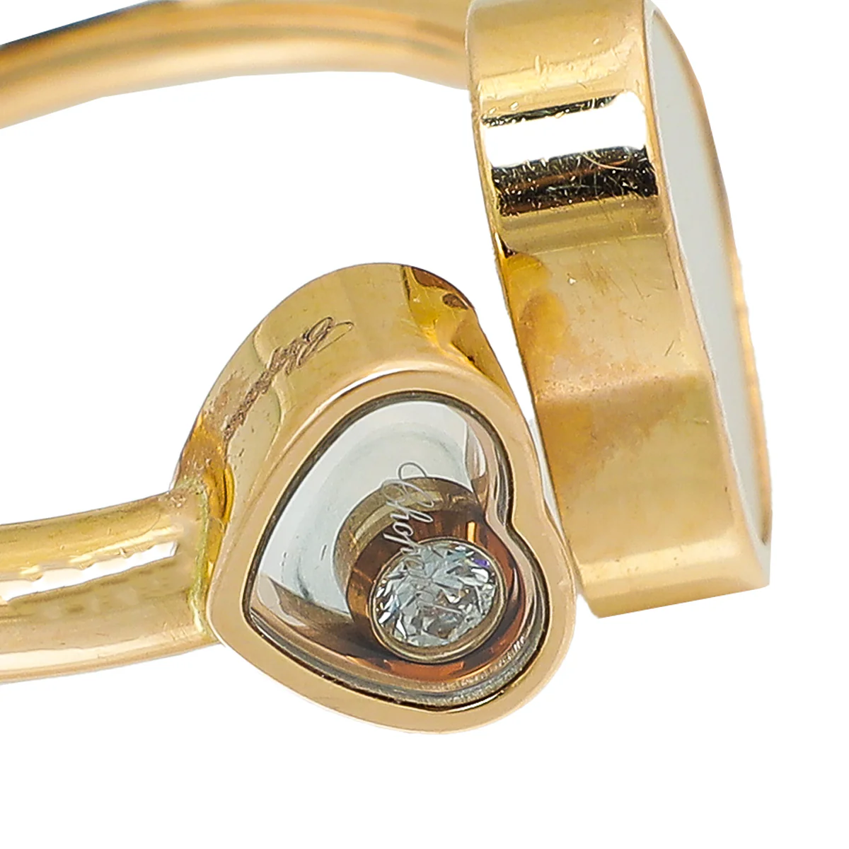 Chopard Ethical Rose Gold MOP Happy Hearts Ring