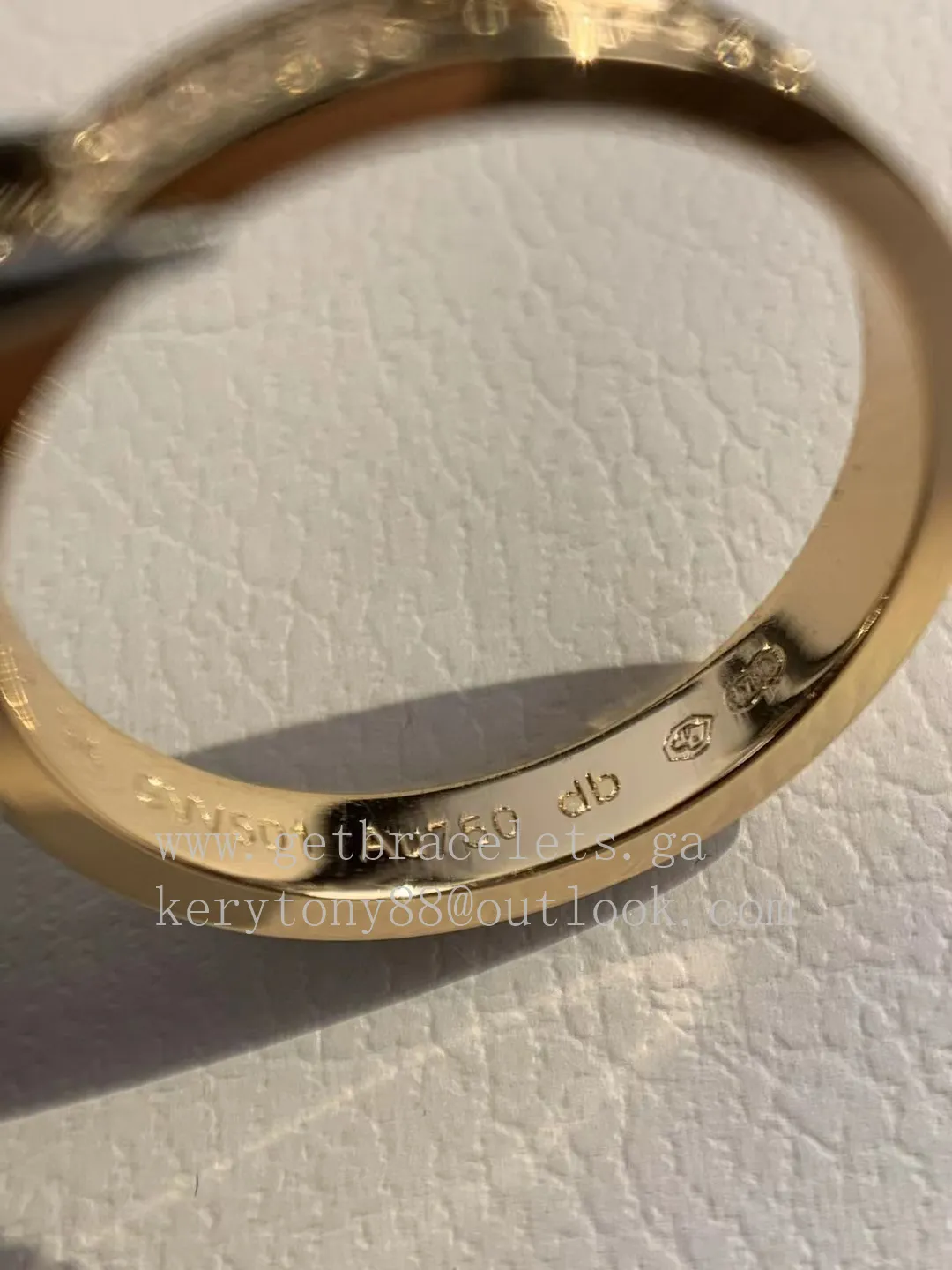 Cartier Love Ring Small Model Yellow Gold with Diamonds B4218000