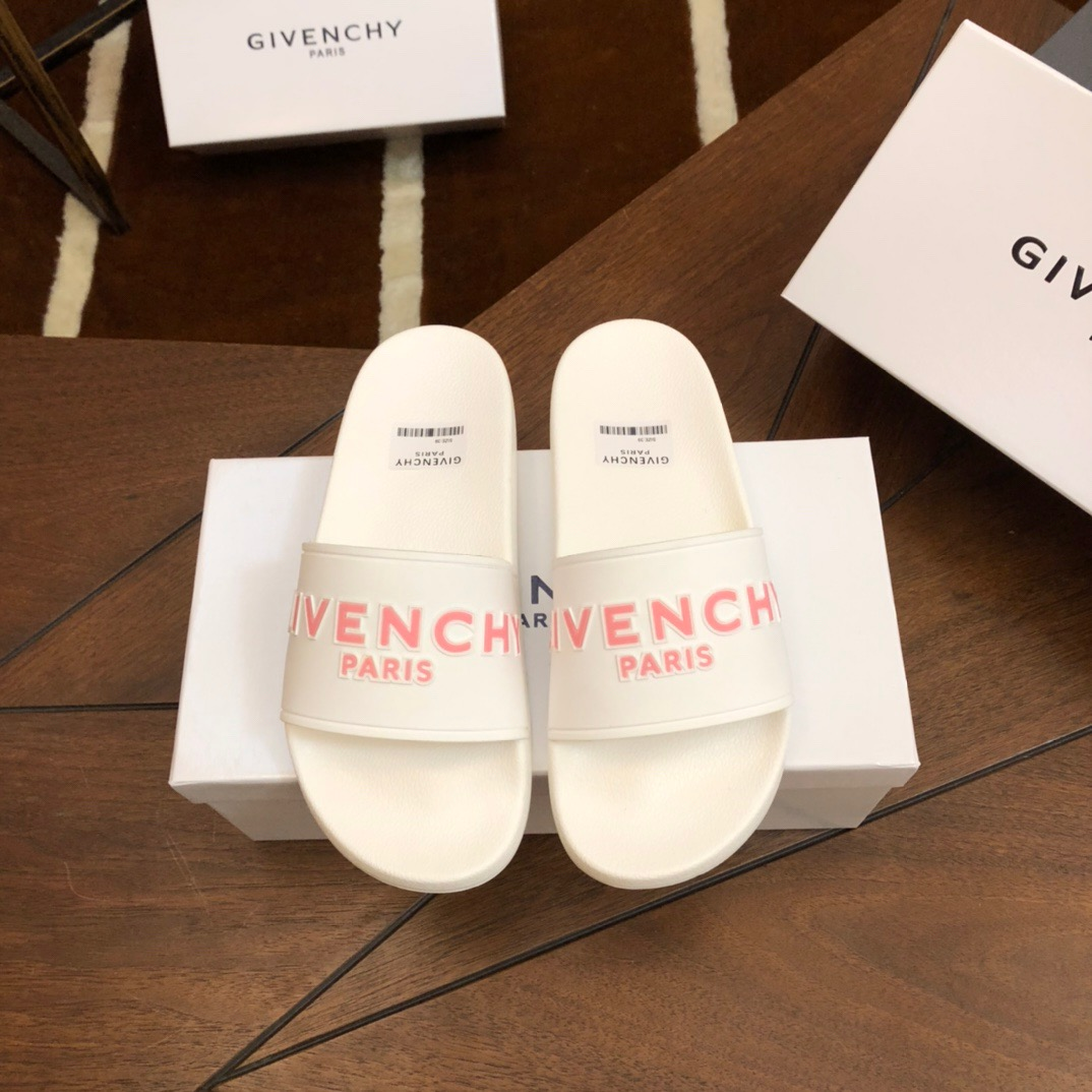 Givenchy Rubber Logo flip-flops Slide Sandal(Replica)