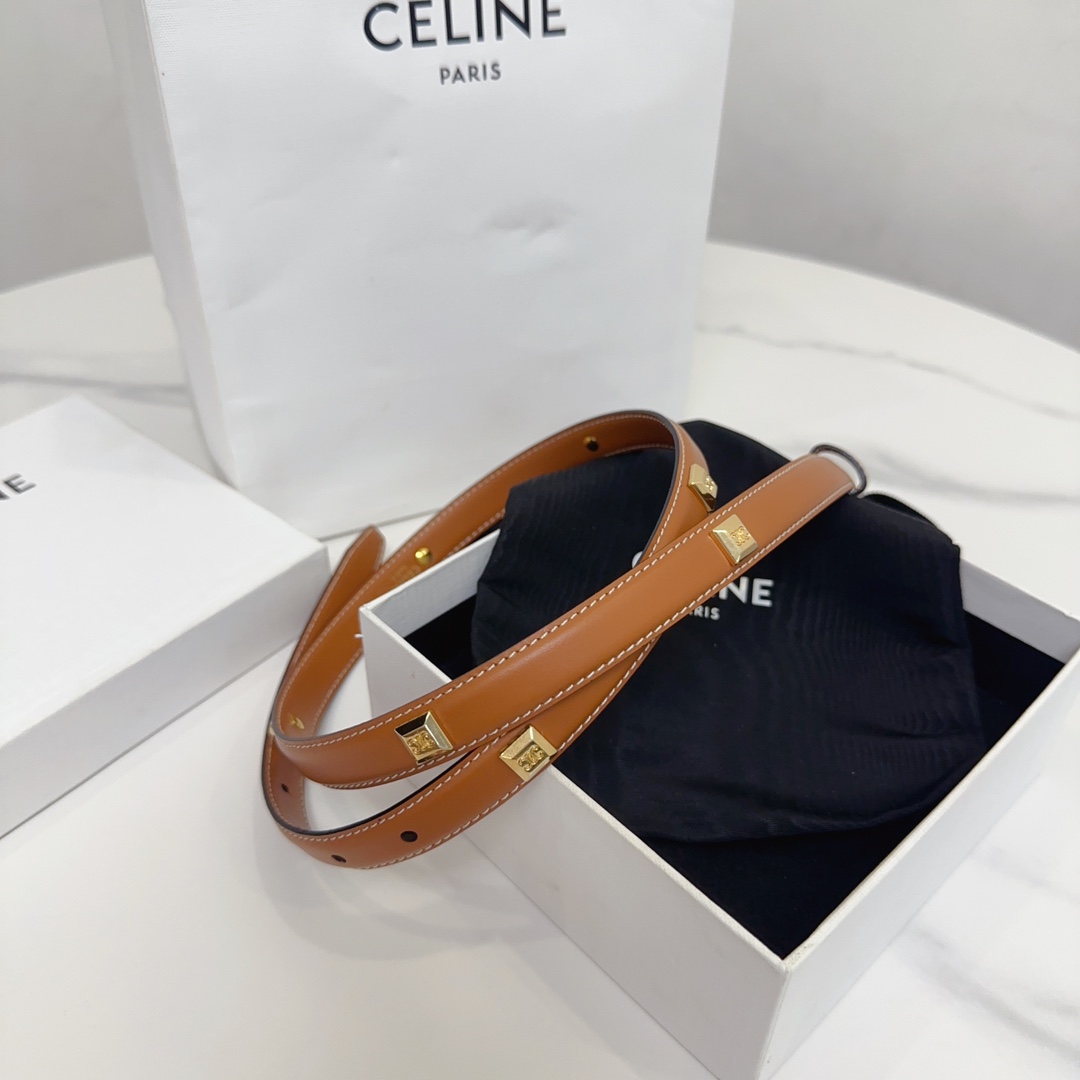 Celine Leather Belts 1:1 Mirror Version
