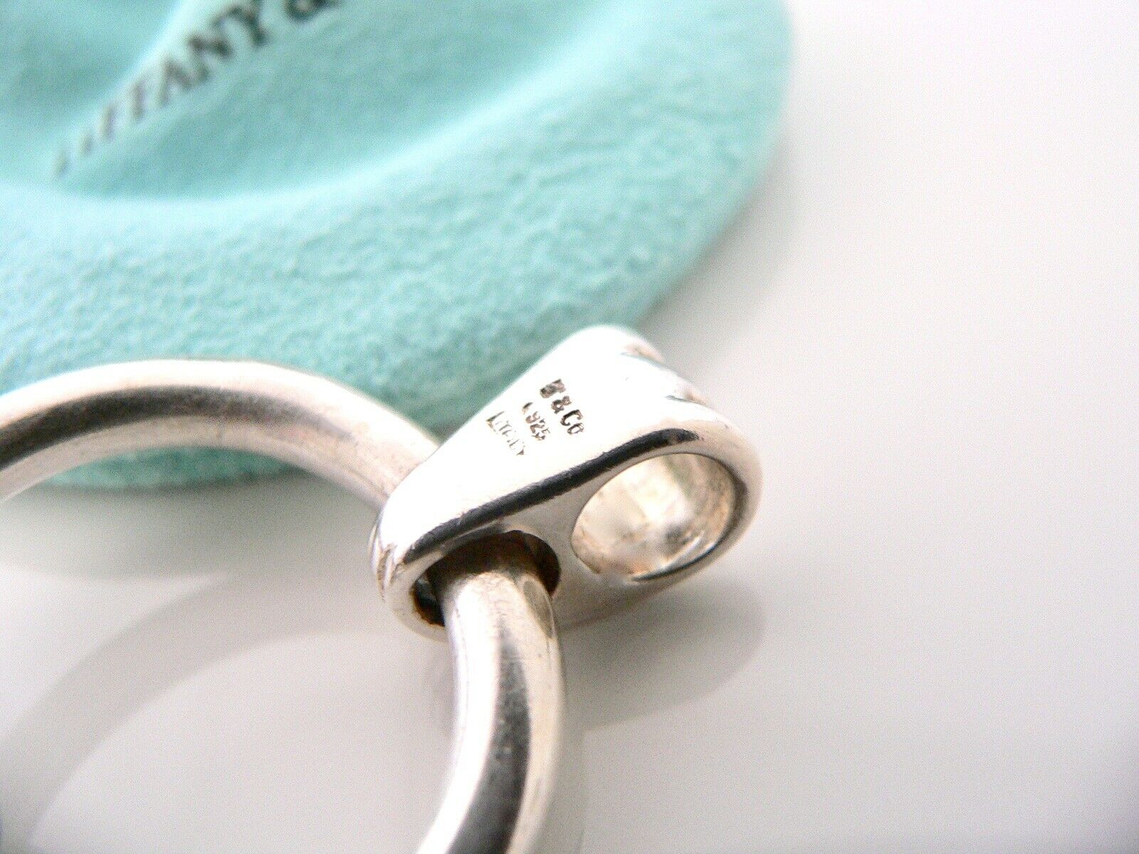 Tiffany & Co Silver Tassel Charm Pendant 4 Necklace Chain Gift Pouch Love