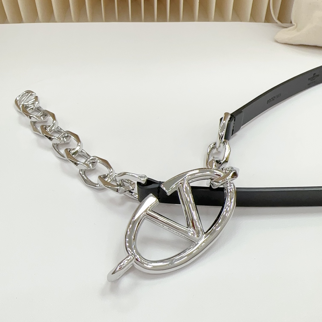 Valentino Leather Belts 1:1 Mirror Version